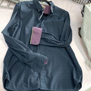 Men's Denim & Flower - Slim Fit - button-down Shirt size M